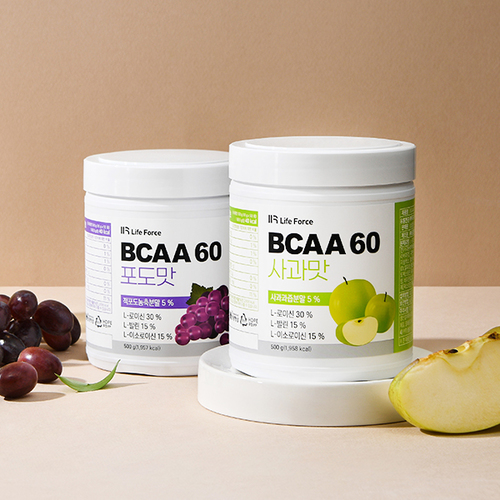 [라이프포스] BCAA 60 (사과맛 /포도맛) +사은품증정